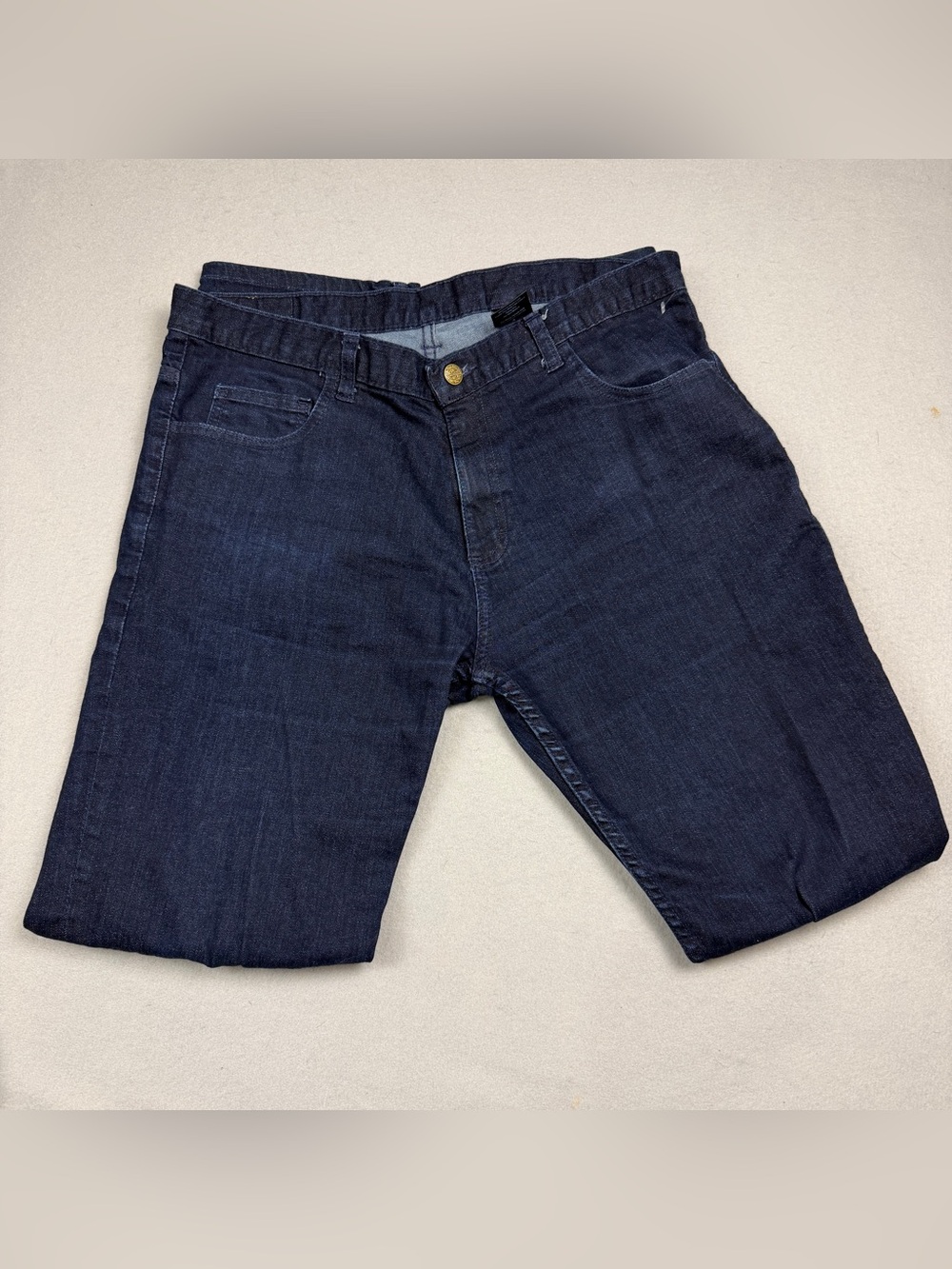 Dearborn Denim Men's Dark Wash Jeans Straight Leg Jeans - Size 35